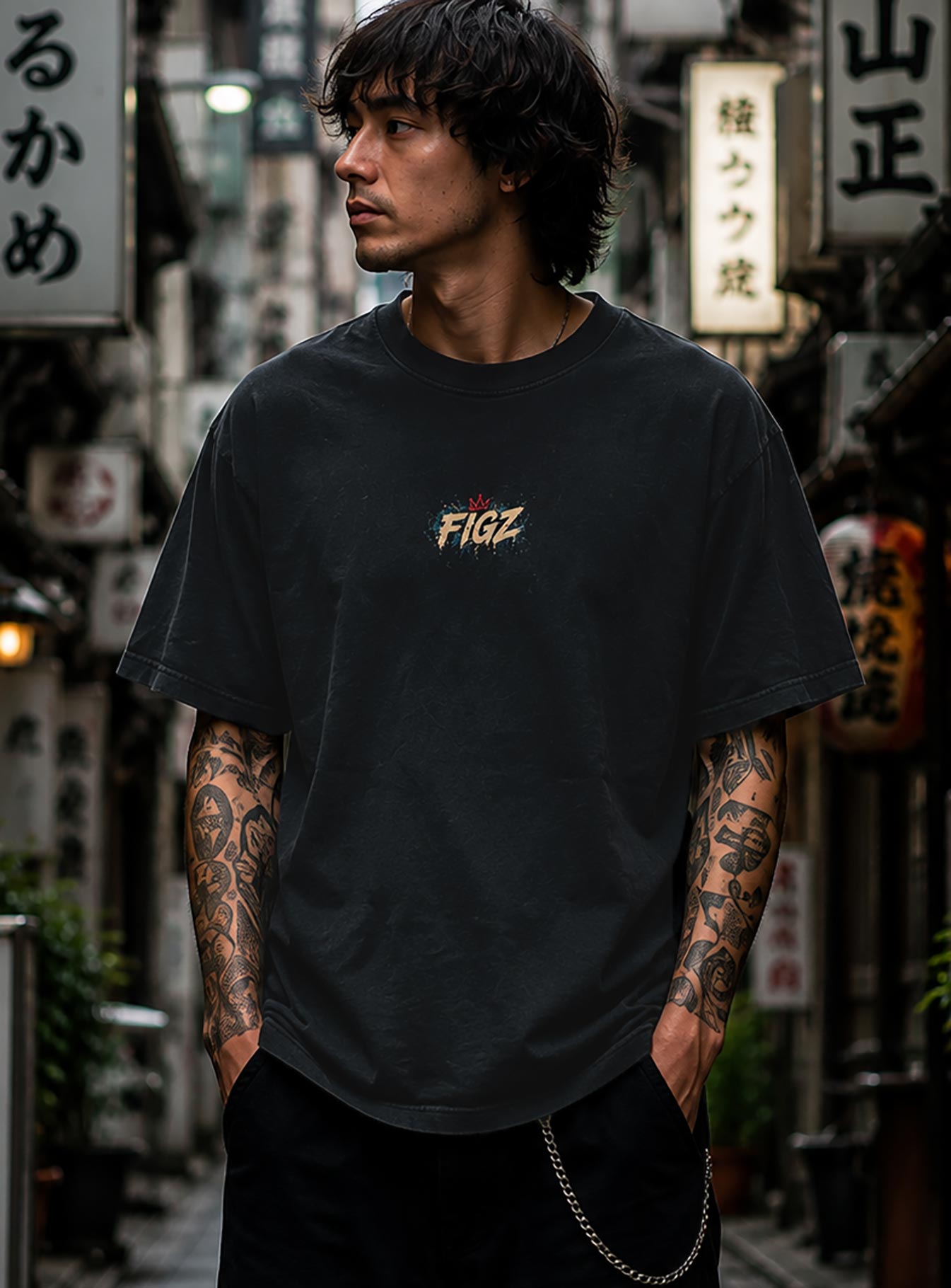 Nightshift Oversized Graphics Tee Nightshift Oversized Graphics Tee