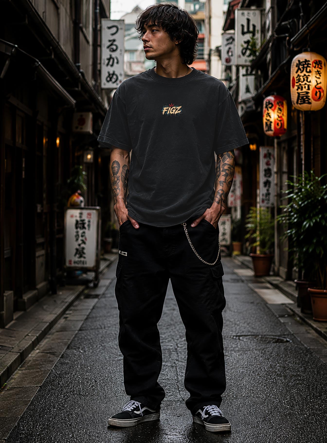 Nightshift Oversized Graphics Tee Nightshift Oversized Graphics Tee