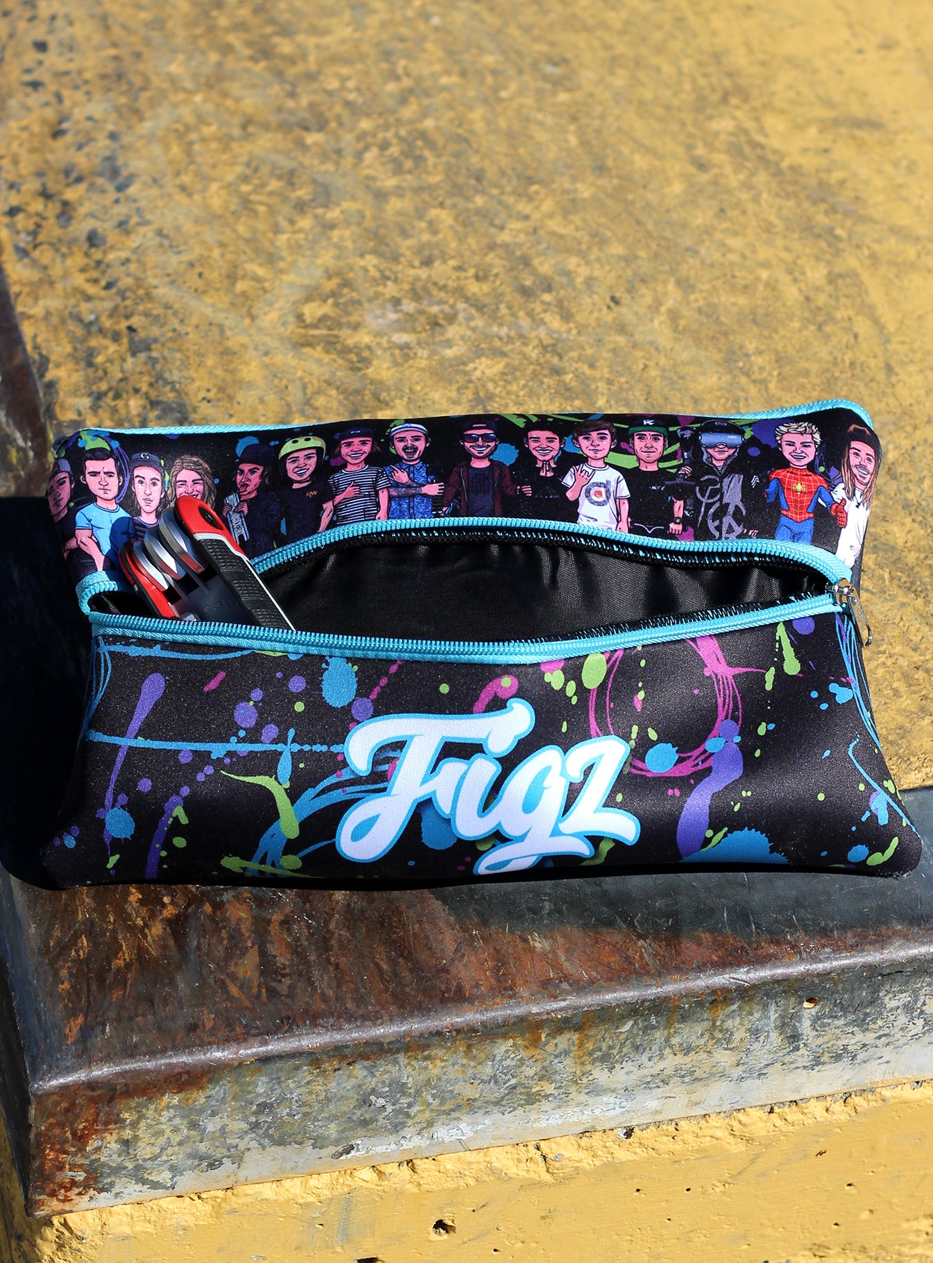 Figz Collection Splatter | Pencil Case Figz Collection Splatter | Pencil Case