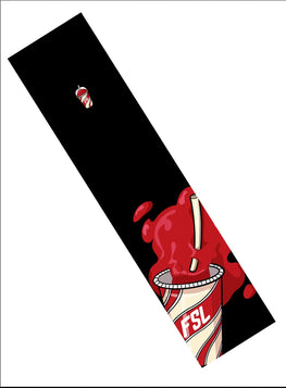 White/Red Slurp Griptape